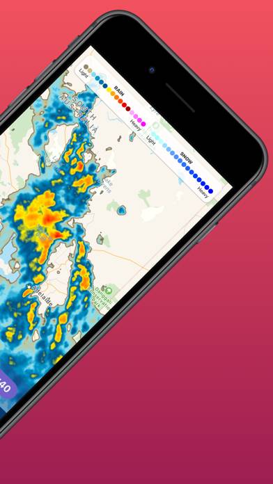 POCKET RADAR weather forecast Uygulama ekran görüntüsü #2