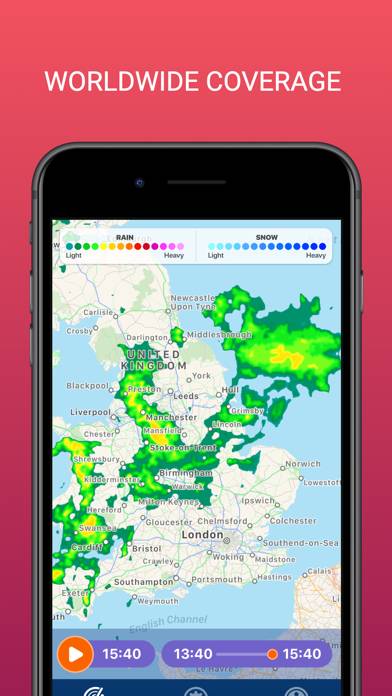 POCKET RADAR weather forecast Uygulama ekran görüntüsü #3