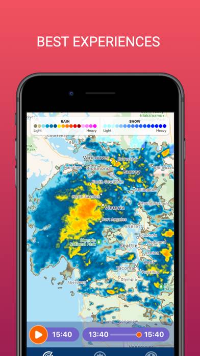 POCKET RADAR weather forecast Uygulama ekran görüntüsü #5