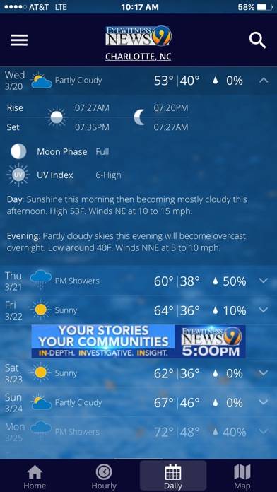 WSOC-TV Channel 9 Weather App App screenshot #3