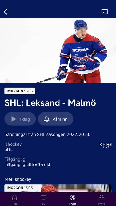 Telia Play App skärmdump