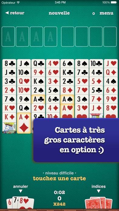 FreeCell ▻ Solitaire plus App screenshot #3
