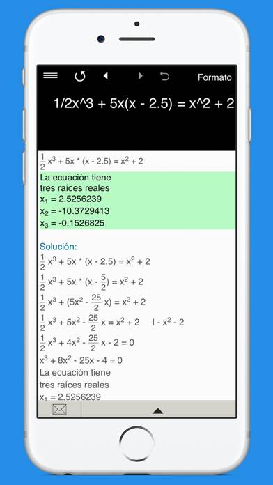 Equation Solver 4in1 Captura de pantalla de la aplicación #5
