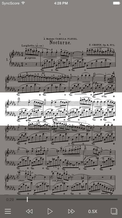 Chopin Nocturnes Captura de pantalla de la aplicación