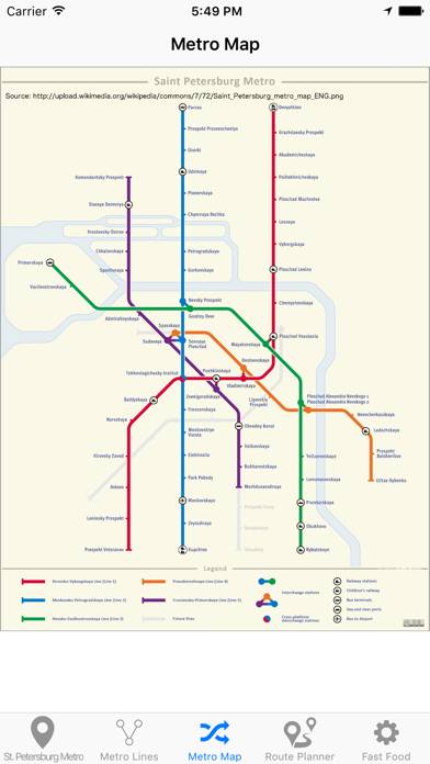 St.Petersburg Metro & Subway App-Screenshot #5