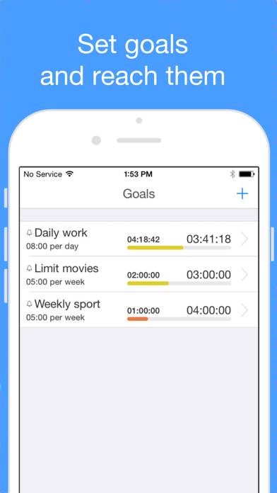 ATimeLogger Time Tracker Captura de pantalla de la aplicación #5
