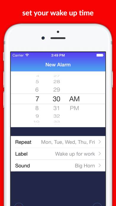 Loud Alarm Clock PRO Sleep plus App skärmdump