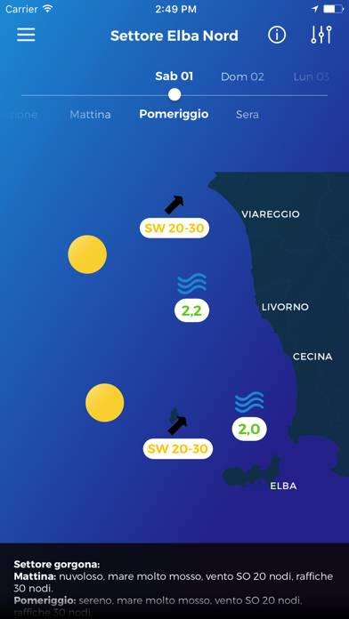 LaMMA Meteo Schermata dell'app #4