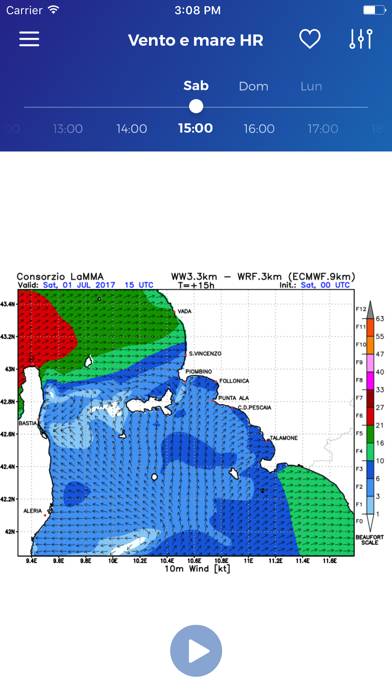 LaMMA Meteo Schermata dell'app #5