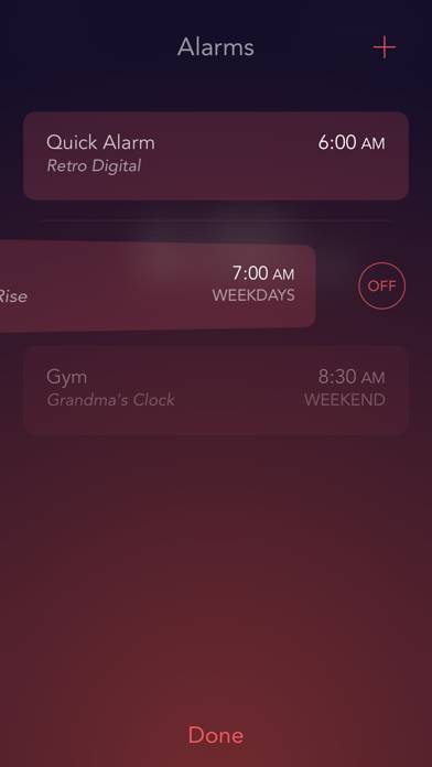 Rise Alarm Clock App skärmdump #3