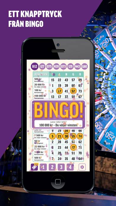 BingoLotto App skärmdump #1