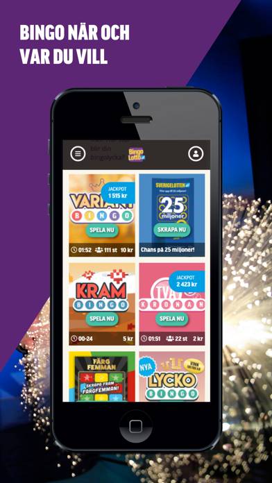 BingoLotto App skärmdump #3