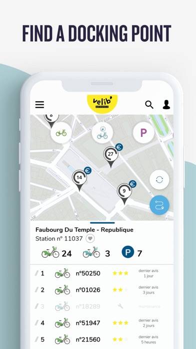 Vélib', app officielle Capture d'écran de l'application #5