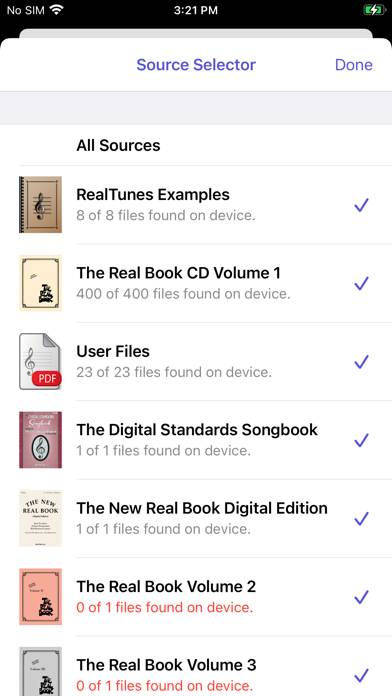 RealTunes Captura de pantalla de la aplicación