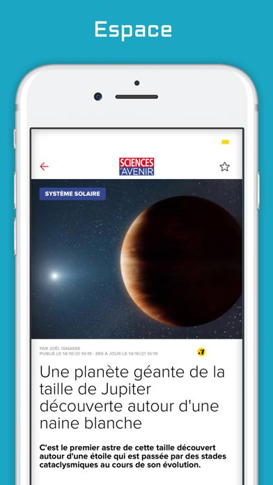 Sciences et Avenir App screenshot #5
