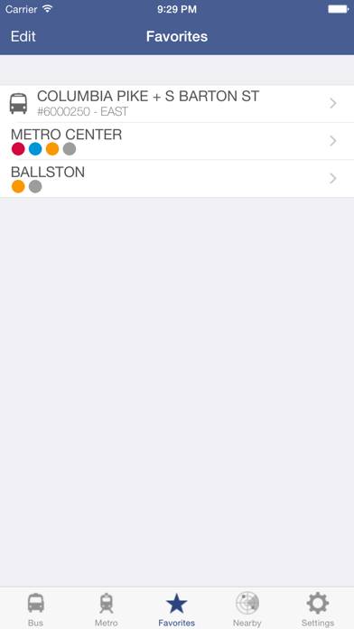 DC Metro and Bus App screenshot #5
