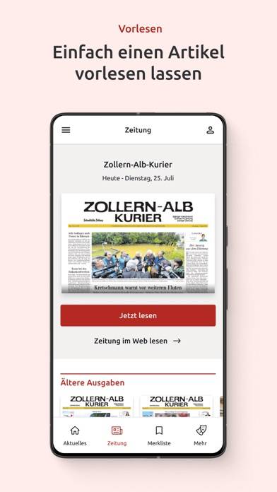 Zollern-Alb-Kurier E-Paper App-Screenshot #3