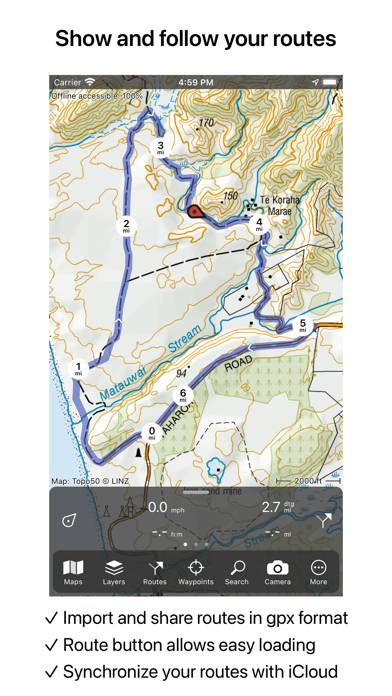 Topo GPS App-Screenshot #2