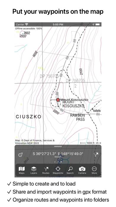 Topo GPS Capture d'écran de l'application #6
