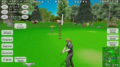 Disc Golf 3D App skärmdump #2