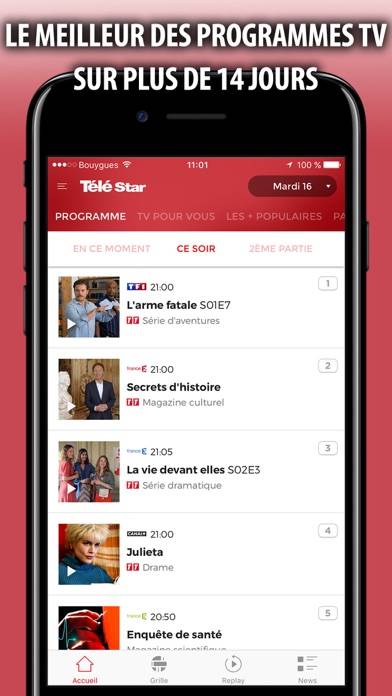 TéléStar programmes & actu TV Capture d'écran de l'application #1