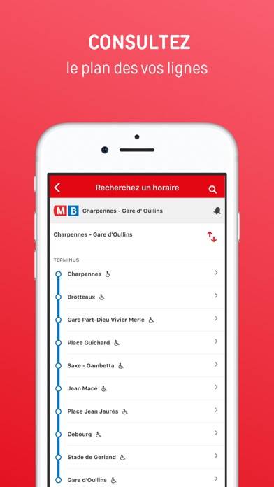 Lyon public transport App screenshot #4