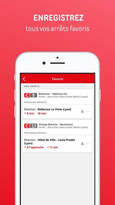 Lyon public transport App screenshot #6