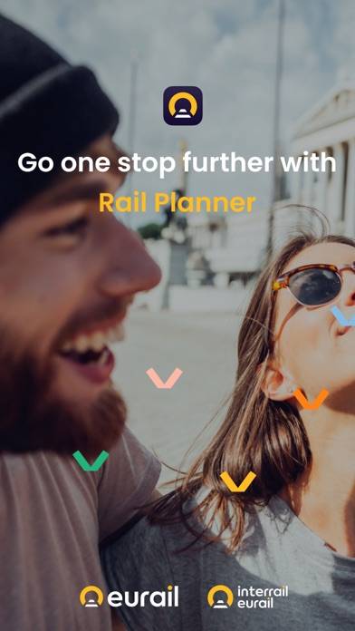 Eurail/Interrail Rail Planner App skärmdump #1