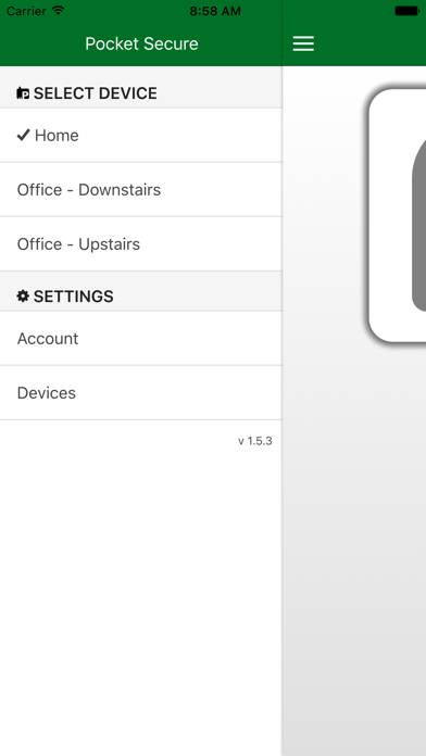 Pocket Secure 1 Captura de pantalla de la aplicación #2