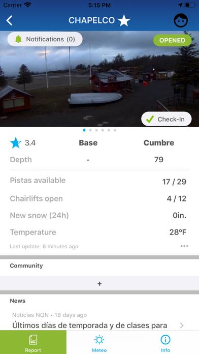 Webcams and Snow Reports Captura de pantalla de la aplicación #4