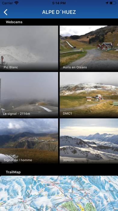 Webcams and Snow Reports Captura de pantalla de la aplicación #5