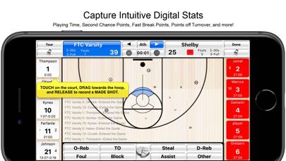 Basketball Stat Tracker App screenshot