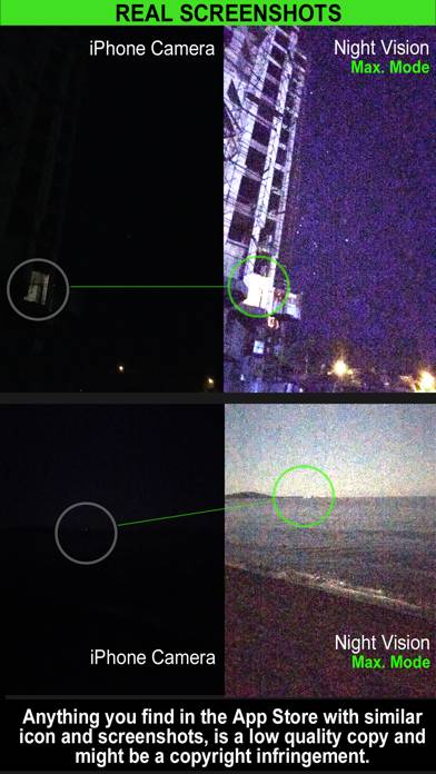 Night Vision (Photo & Video) App skärmdump #2