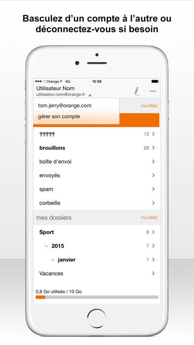 Mail Orange Capture d'écran de l'application #5