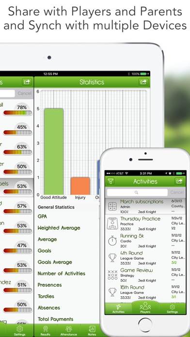 IGrade for Soccer Coach (Lineup, Score, Schedule) Capture d'écran de l'application #4