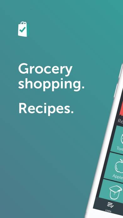 Bring! Shopping List & Recipes Captura de pantalla de la aplicación #1