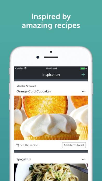 Bring! Shopping List & Recipes Captura de pantalla de la aplicación #5