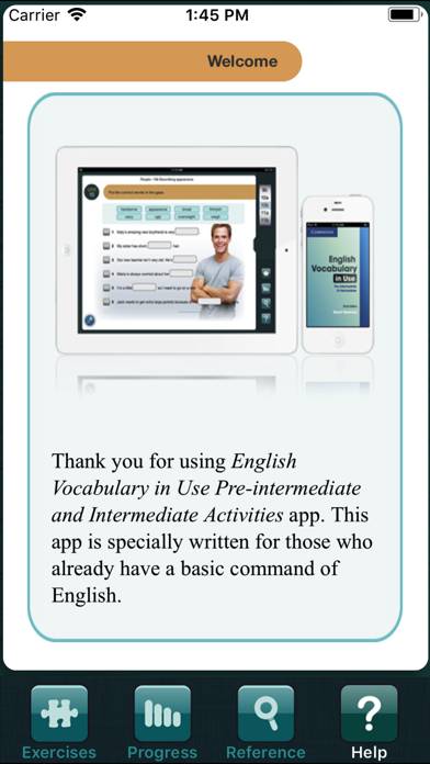 Vocabulary in Use Intermediate App screenshot #1