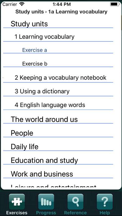 Vocabulary in Use Intermediate App screenshot #2