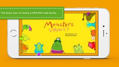 Monsters Behave! A fun & innovative way of language development through kids poems & rhymes for kids App screenshot #1