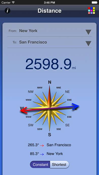 Distance App App-Screenshot #1