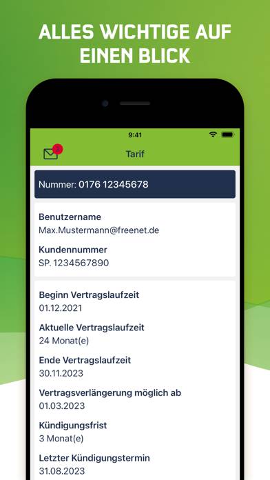 Freenet Mobilfunk App-Screenshot