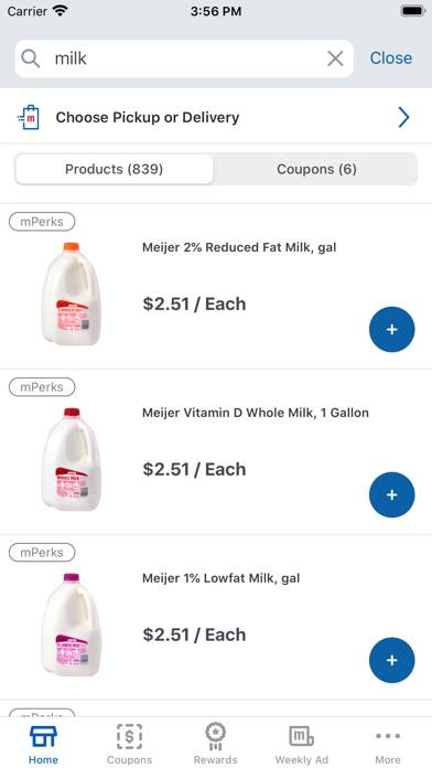 Meijer App screenshot