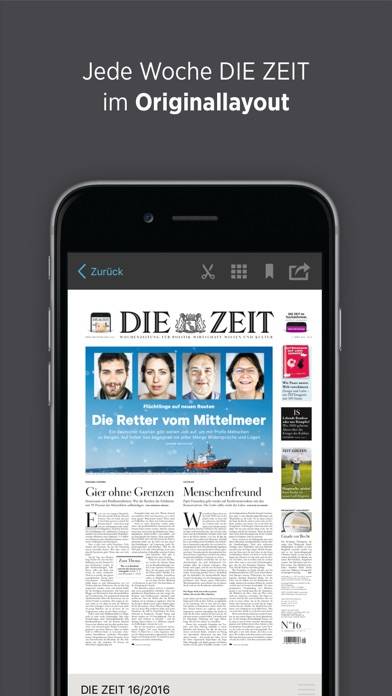 DIE ZEIT E-Paper App-Screenshot #1