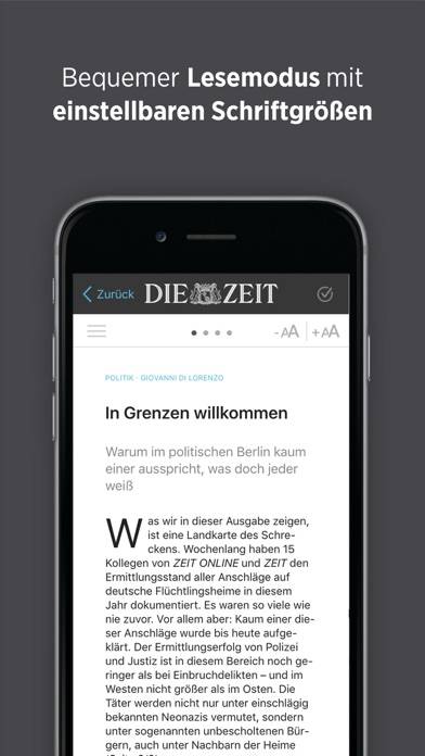 DIE ZEIT E-Paper App-Screenshot #2