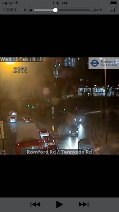 London Traffic Cameras App screenshot