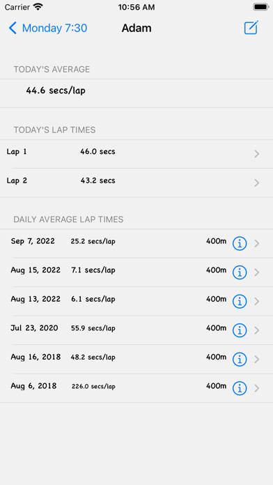 Circuit Lap Timer App skärmdump