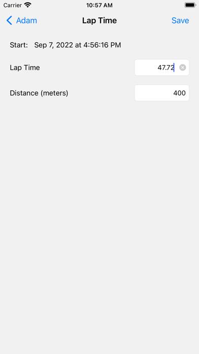 Circuit Lap Timer App skärmdump
