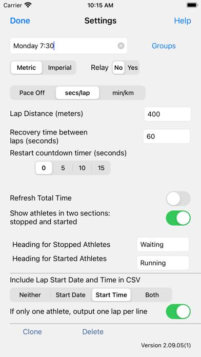 Circuit Lap Timer App skärmdump