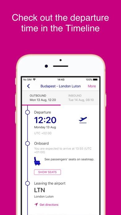 Wizz Air App skärmdump #2